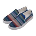 Background Horizontal Lines Women s Canvas Slip Ons View2