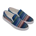 Background Horizontal Lines Women s Canvas Slip Ons View3