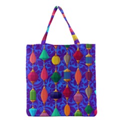 Background Stones Jewels Grocery Tote Bag by HermanTelo