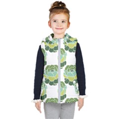 Cactus Pattern Kids  Hooded Puffer Vest