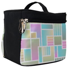 Color Blocks Abstract Background Make Up Travel Bag (big) by HermanTelo