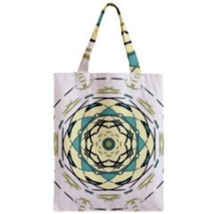 Circle Vector Background Abstract Zipper Classic Tote Bag by HermanTelo
