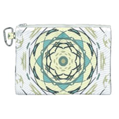 Circle Vector Background Abstract Canvas Cosmetic Bag (xl) by HermanTelo