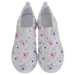 Floral Pink Blue No Lace Lightweight Shoes
