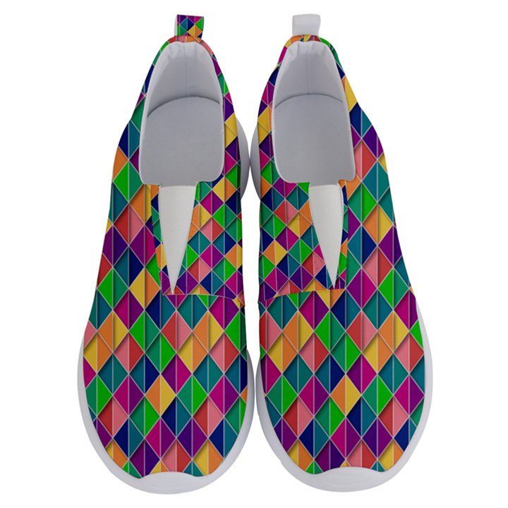 Geometric Triangle No Lace Lightweight Shoes
