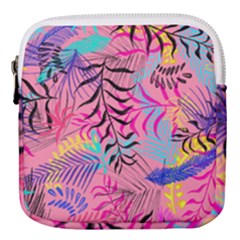 Illustration Reason Leaves Mini Square Pouch by HermanTelo