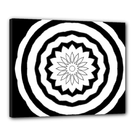 Mandala Canvas 20  X 16  (stretched) by HermanTelo