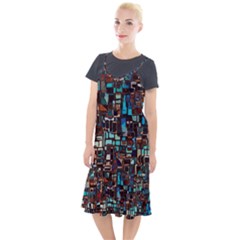 Mosaic Abstract Camis Fishtail Dress by HermanTelo