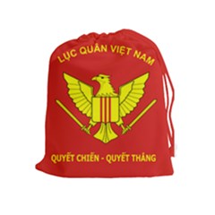 Flag Of Army Of Republic Of Vietnam Drawstring Pouch (xl) by abbeyz71