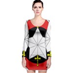 Capital Military Zone Unit of Army of Republic of Vietnam Insignia Long Sleeve Bodycon Dress