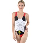 Capital Military Zone Unit of Army of Republic of Vietnam Insignia High Leg Strappy Swimsuit