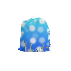 Sea Underwater Life Fish Drawstring Pouch (small) by HermanTelo