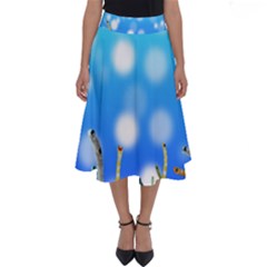Sea Underwater Life Fish Perfect Length Midi Skirt