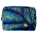 Sea Coral Stained Glass Make Up Pouch (Medium) View1