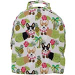 Corgis Hula Pattern Mini Full Print Backpack