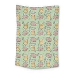 Hamster Pattern Small Tapestry