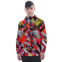 Maze Mazes Fabric Fabrics Color Men s Front Pocket Pullover Windbreaker