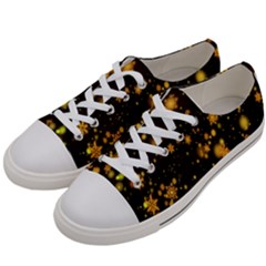 Background Black Blur Colorful Women s Low Top Canvas Sneakers by Sapixe