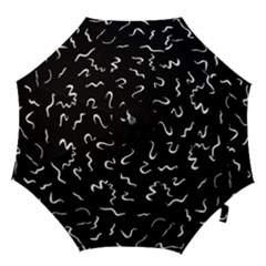 Scribbles Lines Drawing Picture Hook Handle Umbrellas (large)
