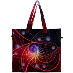 Physics Quantum Physics Particles Canvas Travel Bag by Sapixe