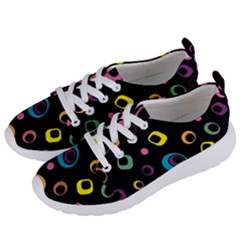 Abstract Background Retro Women s Lightweight Sports Shoes by Sapixe