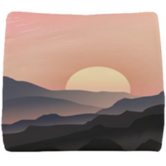 Sunset Sky Sun Graphics Seat Cushion by HermanTelo