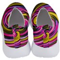 Swirl Vortex Motion Pink Yellow No Lace Lightweight Shoes View4