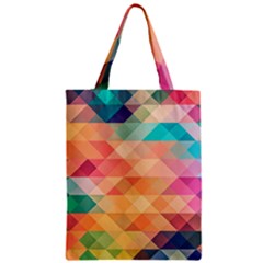 Texture Triangle Zipper Classic Tote Bag by HermanTelo