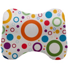 Wallpaper Circle Head Support Cushion by HermanTelo