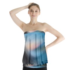 Wave Background Strapless Top by HermanTelo