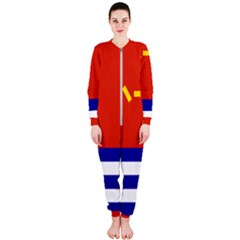 Naval Ensign Of People s Liberation Army Onepiece Jumpsuit (ladies)  by abbeyz71