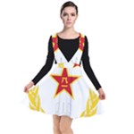 Badge of People s Liberation Army Rocket Force Plunge Pinafore Dress