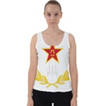Badge of People s Liberation Army Rocket Force Velvet Tank Top