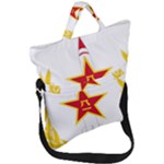 Badge of People s Liberation Army Rocket Force Fold Over Handle Tote Bag
