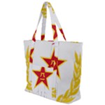 Badge of People s Liberation Army Rocket Force Zip Up Canvas Bag