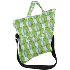 Herb Ongoing Pattern Plant Nature Fold Over Handle Tote Bag by Alisyart