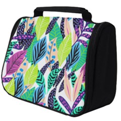 Leaves Rainbow Pattern Nature Full Print Travel Pouch (big)