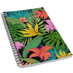 Tropical Greens Leaves 5 5  X 8 5  Notebook by Alisyart