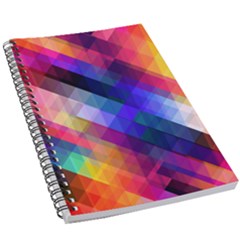 Abstract Background Colorful Pattern 5 5  X 8 5  Notebook by Bajindul