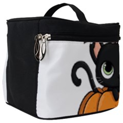 Halloween Cute Cat Make Up Travel Bag (big) by Bajindul