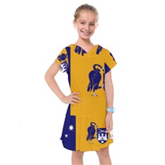 Flag Of Australian Capital Territory Kids  Drop Waist Dress by abbeyz71