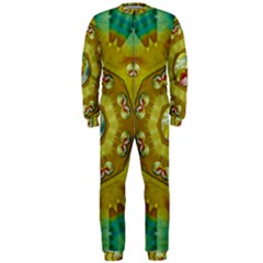 Mandala In Peace And Feathers Onepiece Jumpsuit (men)  by pepitasart