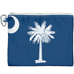 South Carolina State Flag Canvas Cosmetic Bag (xxxl) by abbeyz71