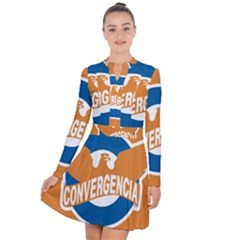 Convergencia Logo, 2002-2011 Long Sleeve Panel Dress by abbeyz71