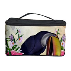 Funny Coutan With Flowers Cosmetic Storage by FantasyWorld7