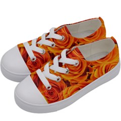 Flower Love Kids  Low Top Canvas Sneakers by BIBILOVER