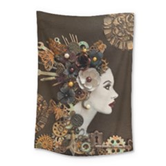 Mechanical Beauty  Small Tapestry by CKArtCreations