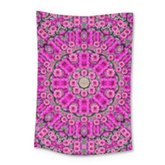 From The Sky Came Flowers In Calm Bohemian Peace Small Tapestry by pepitasart