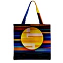 Background Abstract Horizon Zipper Grocery Tote Bag View1