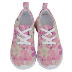 Background Floral Non Seamless Running Shoes by Pakrebo